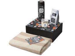 Разное Подарочный набор «Re:y. Warm» с пледом, термосом и чаем