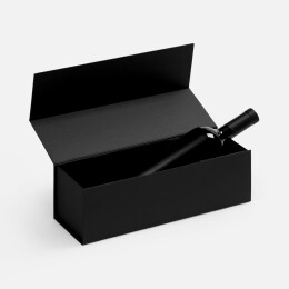 сделано в России Коробка складная под бутылку Color Jacket Fold, черная