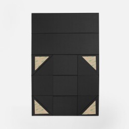 сделано в России Коробка складная под бутылку Color Jacket Fold, черная