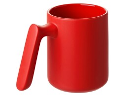 YoonY Кружка матовая с прямой ручкой "Axio", 360 мл, красный