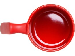 YoonY Кружка матовая с прямой ручкой "Axio", 360 мл, красный