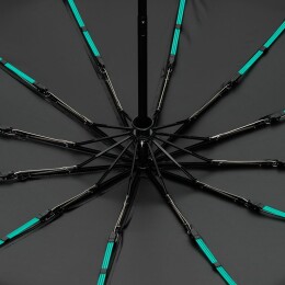 Molti Зонт складной с УФ-защитой Ribstar, черный