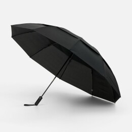 Indivo Зонт обратного сложения twoGether с двойным куполом, черный