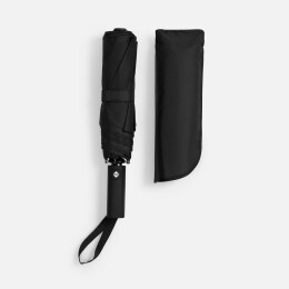 Molti Зонт складной Smooth Move с плавным закрытием, черный