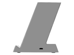 Evolt Беспроводная зарядка-подставка с подсветкой "Glow box", серый (Р)