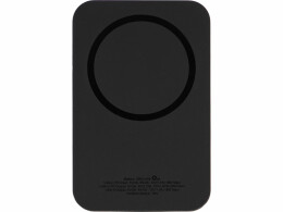 Qjet Магнитный беспроводной внешний аккумулятор "MagnetIQ", 5000 mah, 10 W, черный (Р)