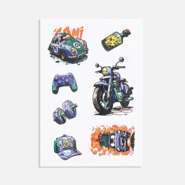 Разное Стикерпак бумажный Thematik, для мужчин