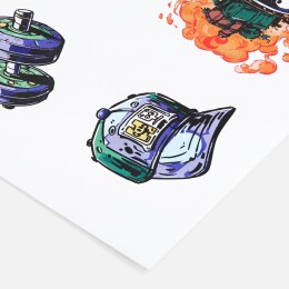 Разное Стикерпак бумажный Thematik, для мужчин