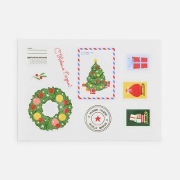 Разное Стикерпак UV-DTF Thematik, новогодний