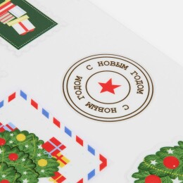 Разное Стикерпак UV-DTF Thematik, новогодний