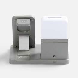 Molti Зарядная станция с электронными часами и подсветкой Large Charge ver.3, серая