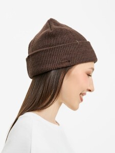 teplo Шапка Ribelle, коричневый меланж