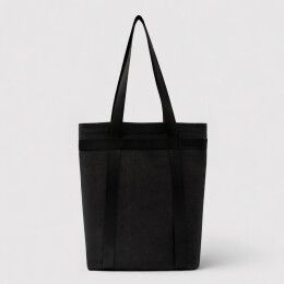 1 Шоппер/рюкзак Superbag Transformer, с молнией и двумя отделениями (черный)