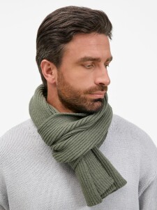 teplo Шарф Catch Match, зеленый (полынь)
