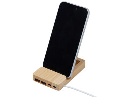 Разное USB хаб «Memo», 2*USB, 2*Type C, бамбук