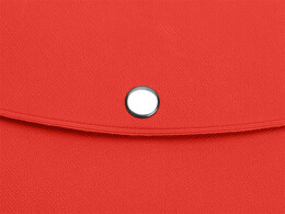 Разное Органайзер для документов на кнопке с отделением для купюр и ручки, упаковка в индивидуальный пакет, красный/серый