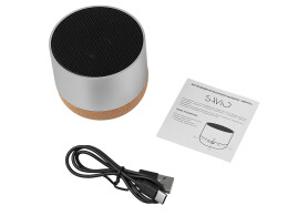 Savio Беспроводная колонка «Montii», 3 Вт, серебристый