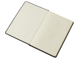 Разное Блокнот в твердой обложке A5 «Виспи» в клетку, черный