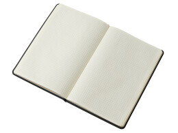 Разное Блокнот в твердой обложке A5 «Виспи» в клетку, черный