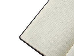 Разное Блокнот в твердой обложке A5 «Виспи» в клетку, черный