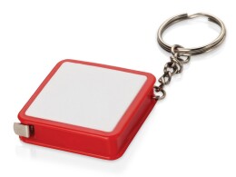 Разное Брелок-рулетка, 1 м., белый/красный