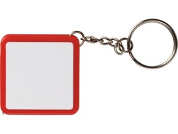 Разное Брелок-рулетка, 1 м., белый/красный