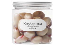 Eat&Bite Клубника в йогуртовой глазури, 140 гр