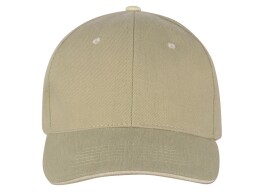 US Basic Бейсболка "New Castle F" 6-ти панельная, оливковый/натуральный