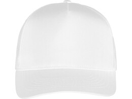 US Basic Бейсболка "Poly" 5-ти панельная 120 гр, белый (P)
