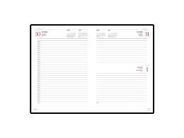 Bruno Visconti Ежедневник А5 датированный «Sidney Nebraska» 2026, черный (золотой обрез)