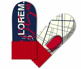 Разное Варежки на заказ Joyful Grand, акрил