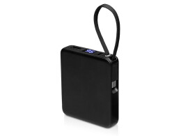 Evolt Внешний аккумулятор со встроенным кабелем USB-C «Дэнси», 5000 мАч, черный