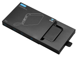 Evolt Внешний аккумулятор со встроенным кабелем USB-C «Дэнси», 5000 мАч, черный