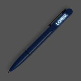 Разное Ручка шариковая Lucenti с подсветкой логотипа, синяя