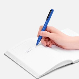 Разное Ручка шариковая Lucenti с подсветкой логотипа, синяя