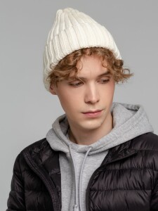 teplo Шапка Norfold, белая (молочная)