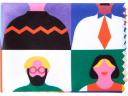 Разное Салфетка для протирания очков с возможностью полноцветной печати