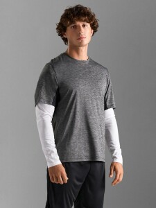 Sol's Футболка спортивная унисекс Storm, черная