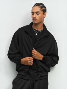 Sol's Куртка спортивная Junior, черная