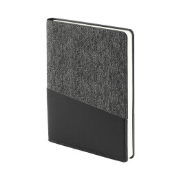 Enote Ежедневник недатированный DENIM, серый, формат А5, блок в линейку