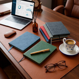 Enote Ежедневник недатированный EMBER, бордовый, формат А5, блок в линейку