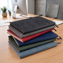 Enote Ежедневник недатированный EMBER, бордовый, формат А5, блок в линейку