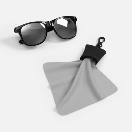 Разное Очищающая салфетка Specta, серая с черным