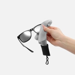 Разное Очищающая салфетка Specta, серая с черным