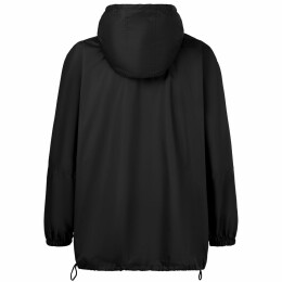 Hard Work Дождевик-анорак Hard Work, укороченный, черный, единый размер