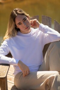 TH Clothes Свитшот унисекс Colombo, белый