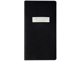 Bruno Visconti Еженедельник недатированный А6 "Black" с нашивкой, черный