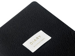 Bruno Visconti Ежедневник недатированный А5 "Black" с нашивкой, черный