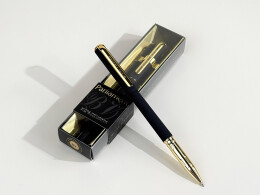 Bruno Visconti Ручка пластиковая шариковая "Parliament", 0,7 мм, синие чернила, черный/золотистый