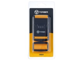 Torber Ремень для чемодана Torber, желтый, 182 х 5 см